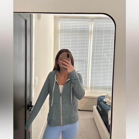 Blue Zip-Up Hoodie - Picture 2 of 4